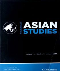 THE JOURNAL OF ASIAN STUDIES