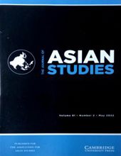 THE JOURNAL OF ASIAN STUDIES