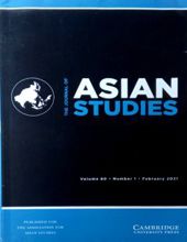 THE JOURNAL OF ASIAN STUDIES