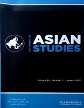 THE JOURNAL OF ASIAN STUDIES