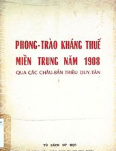 PHONG TRÀO KHÁNG THUẾ NIỀN TRUNG NĂM 1908