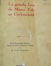 LA GRANDE JAVA DE MARCO POLO EN COCHINCHINE