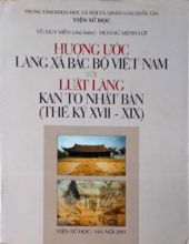 HƯƠNG ƯỚC LÀNG XÃ BẮC BỘ VIỆT NAM VỚI LUẬT LÀNG KAN TO NHẬT BẢN (THẾ KỶ XVII - XIX)