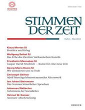 STIMMEN DER ZEIT: HEFT 5, MAI 2012