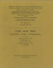 DANIEL ESRA NEHEMIA - 14 (BIBLIA HEBRAICA STUTTGARTENSIA)