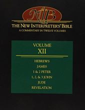 THE NEW INTERPRETER's BIBLE. VOL. XII. HEBREWS; JAMES; 1 & 2 PETER; 1, 2 & 3 JOHN; JUDE; REVELATION