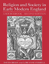 RELIGION AND SOCIETY IN EARLY MODERN ENGLAND