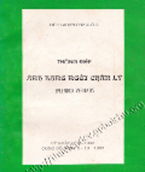 THÔNG ĐIỆP ÁNH RẠNG NGỜI CHÂN LÝ