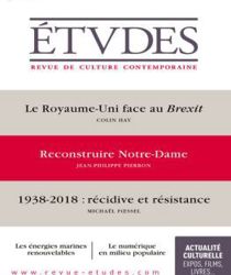 ÉTVDES: REVUE DE CULTURE CONTEMPORAINE: NO 4261, JUIN 2019