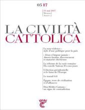 LA CIVILTÀ CATTOLICA: VOL. 1, NO 4, MAY 2017