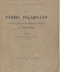 DE VERBO INCARNATO COMMENTARIUS IN TERTIAM PARTEM S. THOMAE