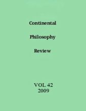 CONTINENTAL PHILOSOPHY REVIEW