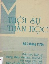 THỜI SỰ THẦN HỌC: SỐ 2, THÁNG 11 NĂM 1994