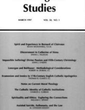 THEOLOGICAL STUDIES: MARCH 1997, VOL. 58, NO. 1