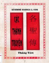 CÁC THÁNH TRUYỆN - THÁNG TÁM