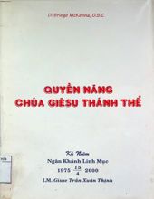 QUYỀN NĂNG CHÚA GIÊSU THÁNH THỂ