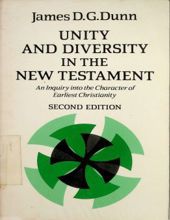 UNITY AND DIVERSITY IN THE NEW TESTAMENT