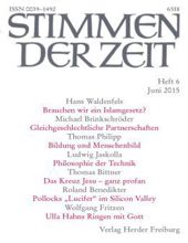 STIMMEN DER ZEIT: HEFT 6, JUNI 2015