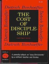 THE COST OF DISCIPLESHIP