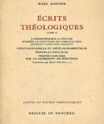 ÉCRITS THÉOLOGIQUES