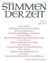 STIMMEN DER ZEIT: HEFT 7, JULI 2014