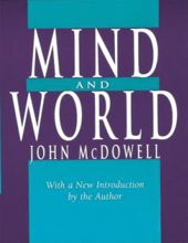MIND AND WORLD: WITH A NEW INTRODUCTION