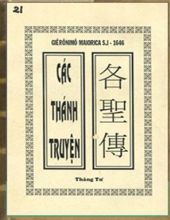 CÁC THÁNH TRUYỆN - THÁNG TƯ