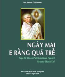 NGÀY MAI E RẰNG QUÁ TRỄ: CUỘC ĐỜI THÁNH PHÊRÔ GIULIANO EYMARD, TÔNG ĐỒ THÁNH THỂ