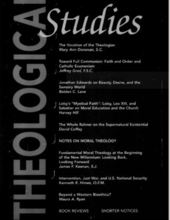 THEOLOGICAL STUDIES: MARCH 2004, VOL. 65, NO. 1