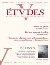 ÉTVDES: REVUE DE CULTURE CONTEMPORAINE: TOME 419, NO 5, NOVEMBRE 2013