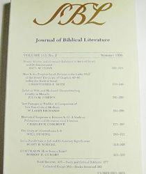 JOURNAL OF BIBLICAL LITERATURE: VOLUME 115, NO. 1, SPRING 1996