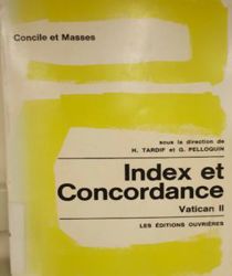 INDEX ET CONCORDANCE, VATICAN II