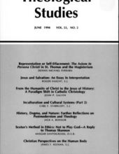 THEOLOGICAL STUDIES: JUNE 1994, VOL. 55, NO. 2