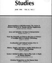 THEOLOGICAL STUDIES: JUNE 1994, VOL. 55, NO. 2