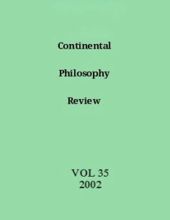 CONTINENTAL PHILOSOPHY REVIEW