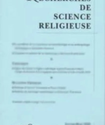 RECHERCHES DE SCIENCE RELIGIEUSE: TOME 91/3, JULLET - SEPTEMBRE 2003