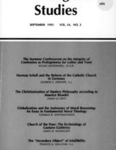 THEOLOGICAL STUDIES: SEPTEMBER 1993, VOL. 54, NO. 3