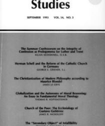 THEOLOGICAL STUDIES: SEPTEMBER 1993, VOL. 54, NO. 3