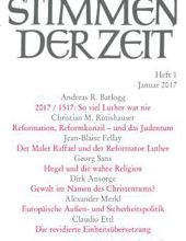 STIMMEN DER ZEIT: HEFT 1, JANUAR 2017