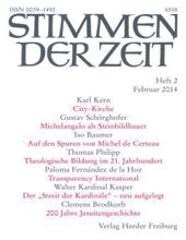 STIMMEN DER ZEIT: HEFT 2, FEBRUAR 2014