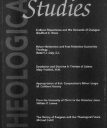 THEOLOGICAL STUDIES: JUNE 2000, VOL. 61, NO. 2