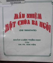 MẦU NHIỆM MỘT CHÚA BA NGÔI