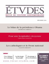 ÉTVDES: REVUE DE CULTURE CONTEMPORAINE: NO 4233, DÉCEMBRE 2016