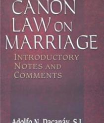 CANON LAW ON MARRIAGE