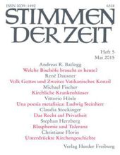 STIMMEN DER ZEIT: HEFT 5, MAI 2015