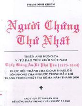 NGƯỜI CHỨNG THỨ NHẤT