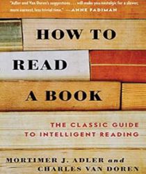 HOW TO READ A BOOK