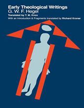 EARLY THEOLOGICAL WRITINGS