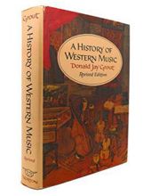 A HISTORY OF WESTERN MUSIC 