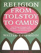 RELIGION FROM TOLSTOY TO CAMUS